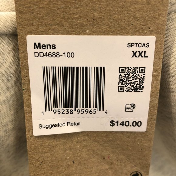 Nike Sportswear Tech Fleece Full Zip Hoodie White/Heather DD4688-100 Multi Size - Picture 11 of 12